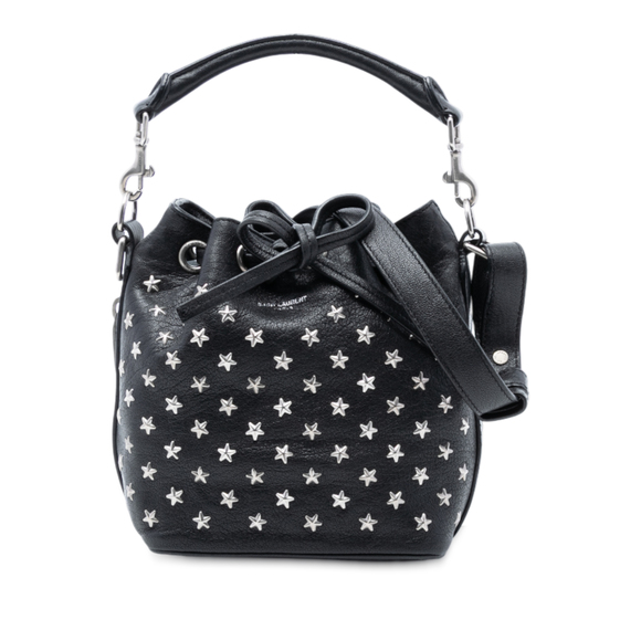 Saint Laurent Handbags - Pre-Loved Saint Laurent Small Star Studded Calfskin Emmanuelle Bucket Bag